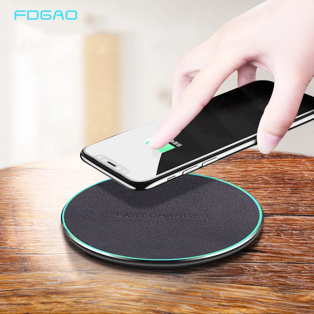 10W Qi Fast Wireless Charger QC 3.0 USB Induction Charging Pad For iPhone 11 Pro X XS MAX XR 8 For Samsung S10 S9 S8 Xiaomi Mi 9
10W Qi Fast Wireless Charger QC 3.0 USB Induction Charging Pad For iPhone 11 Pro X XS MAX XR 8 For Samsung S10 S9 S8 Xiaomi Mi 9