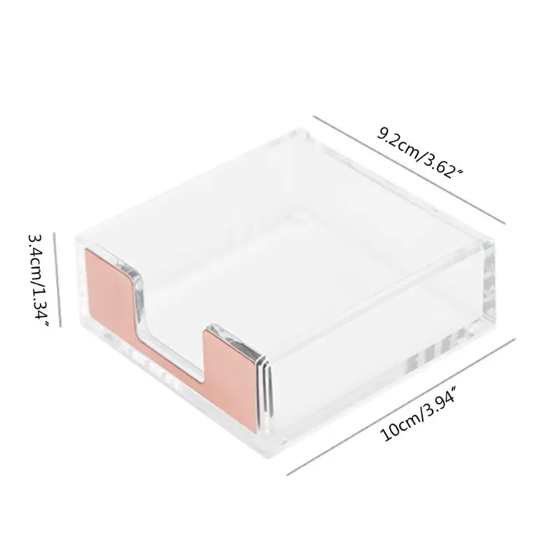 Transparent Square Memo Box Sticky Note Storage Card Holder Organizer Stationery N0HC
Transparent Square Memo Box Sticky Note Storage Card Holder Organizer Stationery N0HC