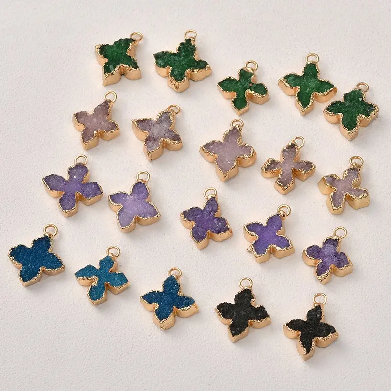 2PCS 21*17mm with Zircon Necklace Pendant Irregular Flower Gold Plated Charms for Jewelry Making DIY Brass Accessories
2PCS 21*17mm with Zircon Necklace Pendant Irregular Flower Gold Plated Charms for Jewelry Making DIY Brass Accessories