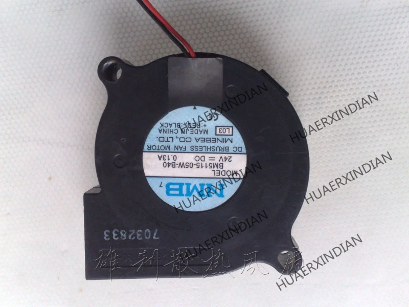 Original NEW BM5115-05W-B40 5015 5CM 24V 0.13A 2wire Motor protection cooling Fan high quality