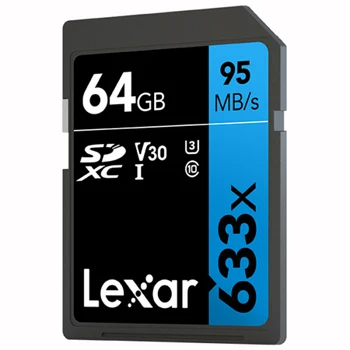 Lexar SD Card 32GB 64GB 128GB Memory Card 633x C10 SDXC Flash Drive Camera 
Lexar SD Card 32GB 64GB 128GB Memory Card 633x C10 SDXC Flash Drive Camera
