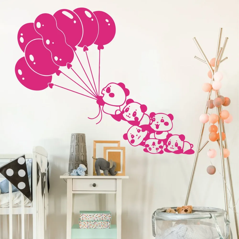 Cute Cartoon Balloon Panda Baby Bedroom Decoration Girls Boys Wall Sticker Beauty Bear Panda Pet Jungle Animal Bamboo Decor W635
Cute Cartoon Balloon Panda Baby Bedroom Decoration Girls Boys Wall Sticker Beauty Bear Panda Pet Jungle Animal Bamboo Decor W635