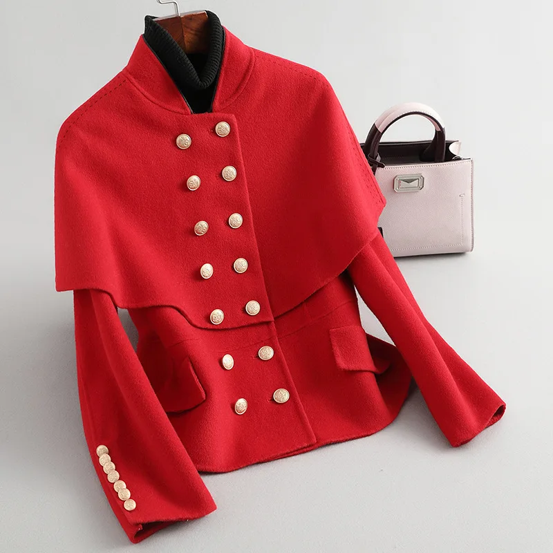 Elegant Ladies 100% Wool Coat Female Spring Autumn Manteau Femme Hiver 2020 Korean Vintage Office Blend Woolen Jacket 011
Elegant Ladies 100% Wool Coat Female Spring Autumn Manteau Femme Hiver 2020 Korean Vintage Office Blend Woolen Jacket 011