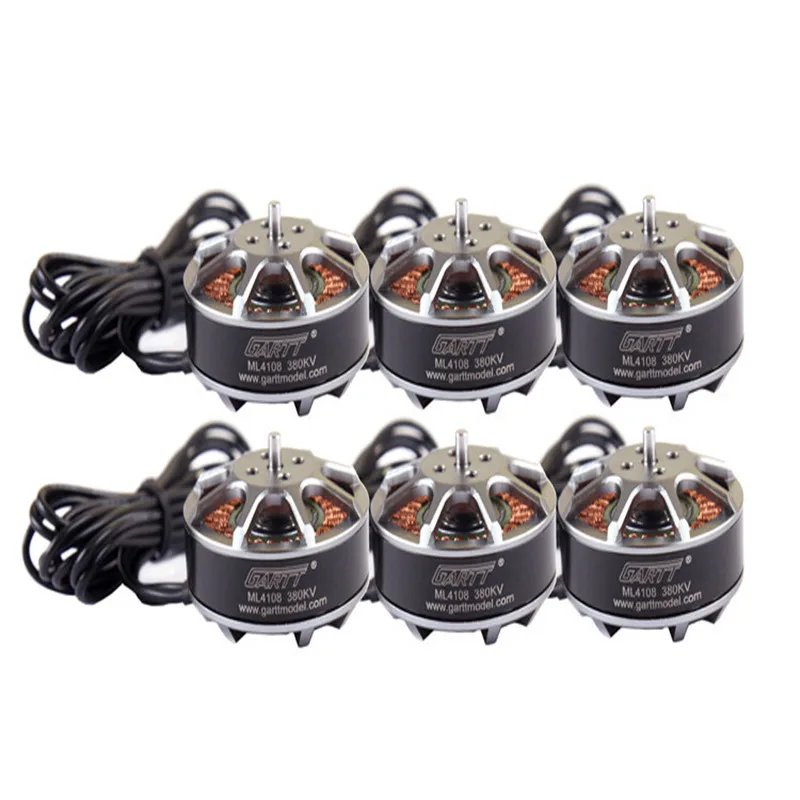 6PCS GARTT ML 4108 380KV Brushless Outrunner Motor For Multi-rotor Quadcopter Hexacopter RC Drone
6PCS GARTT ML 4108 380KV Brushless Outrunner Motor For Multi-rotor Quadcopter Hexacopter RC Drone
