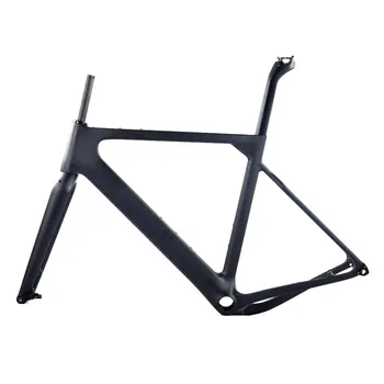 

Cyclocross Gravel Frame Bike Aero Road Carbon Frame Disc Brake Tapered Bicycle Frame Thru Axle 142x12mm Di2 Mechanical S M L