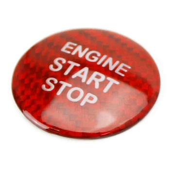 Red Carbon Fiber Keyless Engine Push Start Button Cover For Lexus IS GS ES RC With The Double Sided Tape On The Back
Red Carbon Fiber Keyless Engine Push Start Button Cover For Lexus IS GS ES RC With The Double Sided Tape On The Back