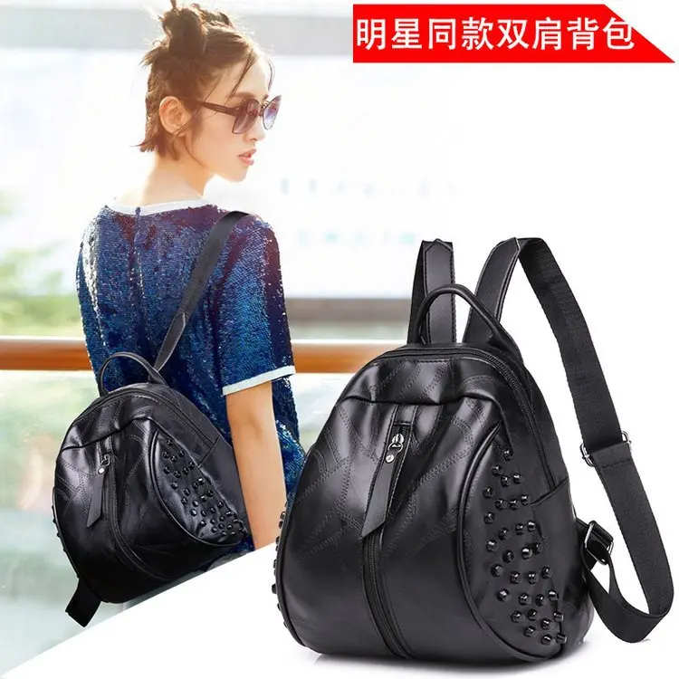 2017 New Style Backpack Korean-style Versatile School Bag Large Capacity Soft Surface WOMEN'S Bag Fashion Bag
2017 New Style Backpack Korean-style Versatile School Bag Large Capacity Soft Surface WOMEN'S Bag Fashion Bag