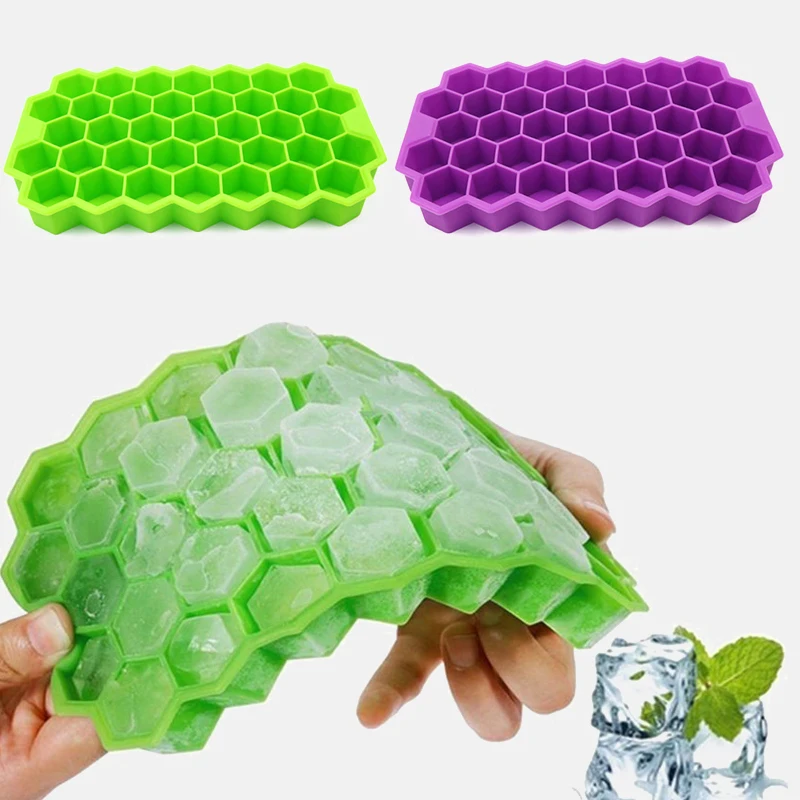 Creative DIY 37 Ice Cube Honeycomb Tray Silicone Mold Shape Ray Cream Party Bar Cold Tools Maker Popsicle Kichen Accessories
Creative DIY 37 Ice Cube Honeycomb Tray Silicone Mold Shape Ray Cream Party Bar Cold Tools Maker Popsicle Kichen Accessories