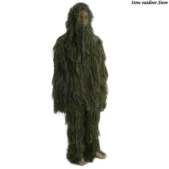 Comfortable Military Adults Woodland Camouflage Hunting 3D Leaf Ghillie Suits Military Camo Covering Netting Jungle Suits
Comfortable Military Adults Woodland Camouflage Hunting 3D Leaf Ghillie Suits Military Camo Covering Netting Jungle Suits