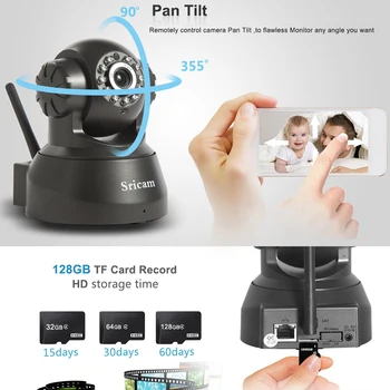 Sricam 1280*720 Motion Detection Alarm Camera Network Wireless IP Camera Home Security Monitoring Sp012 EU Plug
Sricam 1280*720 Motion Detection Alarm Camera Network Wireless IP Camera Home Security Monitoring Sp012 EU Plug