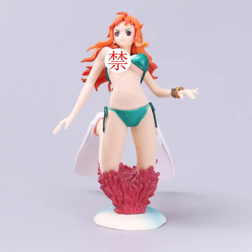 16cm japanese anime one piece nami pvc action figure toys anime