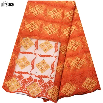 African Stones Tulle Lace Fabric High Quality Orange Milk silk Mesh Embroidery Nigerian Lace fabrics For Wedding Dress F4-2704
African Stones Tulle Lace Fabric High Quality Orange Milk silk Mesh Embroidery Nigerian Lace fabrics For Wedding Dress F4-2704