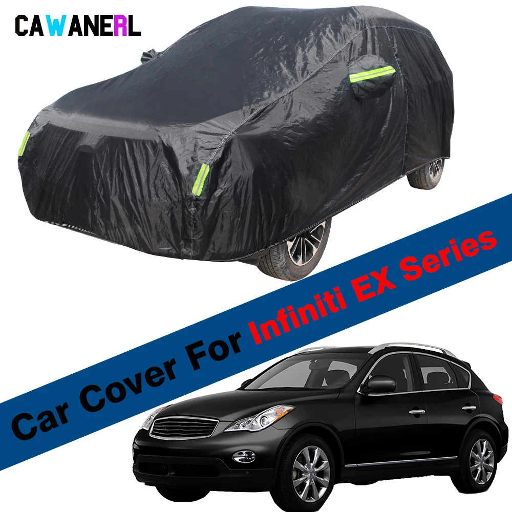 Full Car Cover Anti-UV Sun Shade Rain Snow Prevent Waterproof SUV Cover Dustproof For Infiniti EX EX35 EX37
Full Car Cover Anti-UV Sun Shade Rain Snow Prevent Waterproof SUV Cover Dustproof For Infiniti EX EX35 EX37