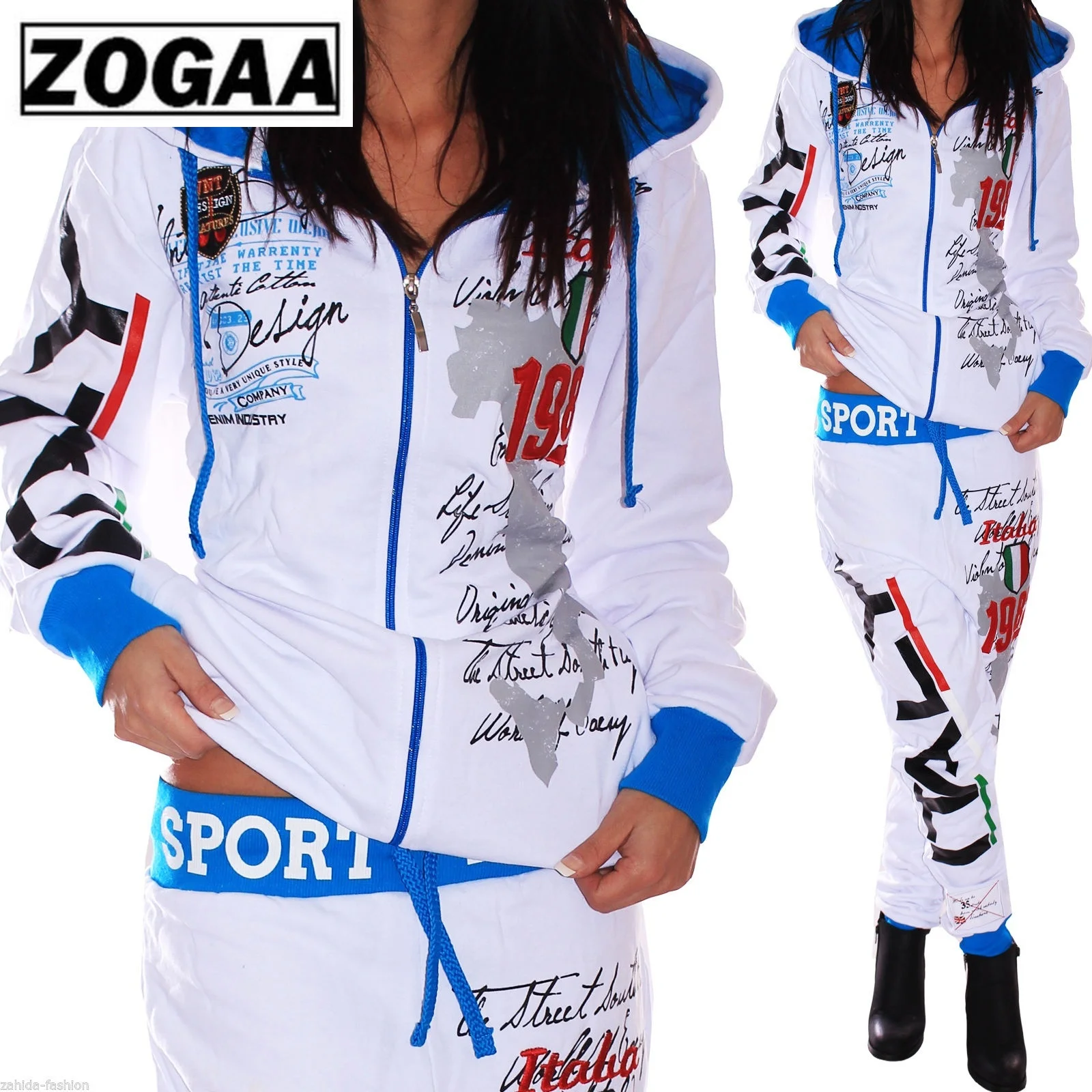 ZOGAA 2019 spring New 7color Women Fashion 2 Parts Hooded Sweatshirt and Pants Set Tracksuit Sportswear Women Suit Matching Sets
ZOGAA 2019 spring New 7color Women Fashion 2 Parts Hooded Sweatshirt and Pants Set Tracksuit Sportswear Women Suit Matching Sets