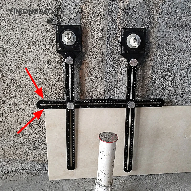 Multi-function Drill Punch Locator Tile Hole Locator Universal Adjustable Tool Masonry Glass Fixed Perforated Tiling Artifact
Multi-function Drill Punch Locator Tile Hole Locator Universal Adjustable Tool Masonry Glass Fixed Perforated Tiling Artifact