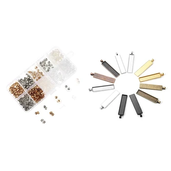 1set DIY Jewelry Accessories Earplugs Handmade Basic & 30 PCS 6 Colors Pendant Tray Kits 30PCS Rectangle Bezels Trays
1set DIY Jewelry Accessories Earplugs Handmade Basic & 30 PCS 6 Colors Pendant Tray Kits 30PCS Rectangle Bezels Trays