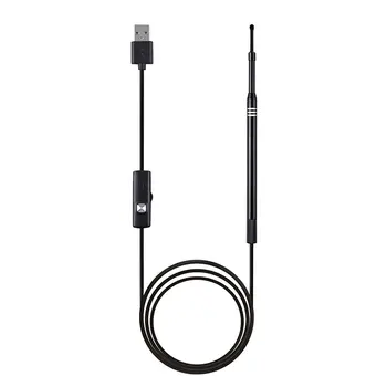 USB Otoscope Camera Digital Otoscope Earwax Cleaning Tool with 6 Adjustable LEDs for PC for Windows for iOS Computer
USB Otoscope Camera Digital Otoscope Earwax Cleaning Tool with 6 Adjustable LEDs for PC for Windows for iOS Computer