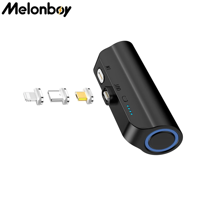 High Quality Wireless Mini portable Magnetic Power Bank 3000mAh Charger Micro USB Type c External Battery For iPhone Powerbank | Мобильные