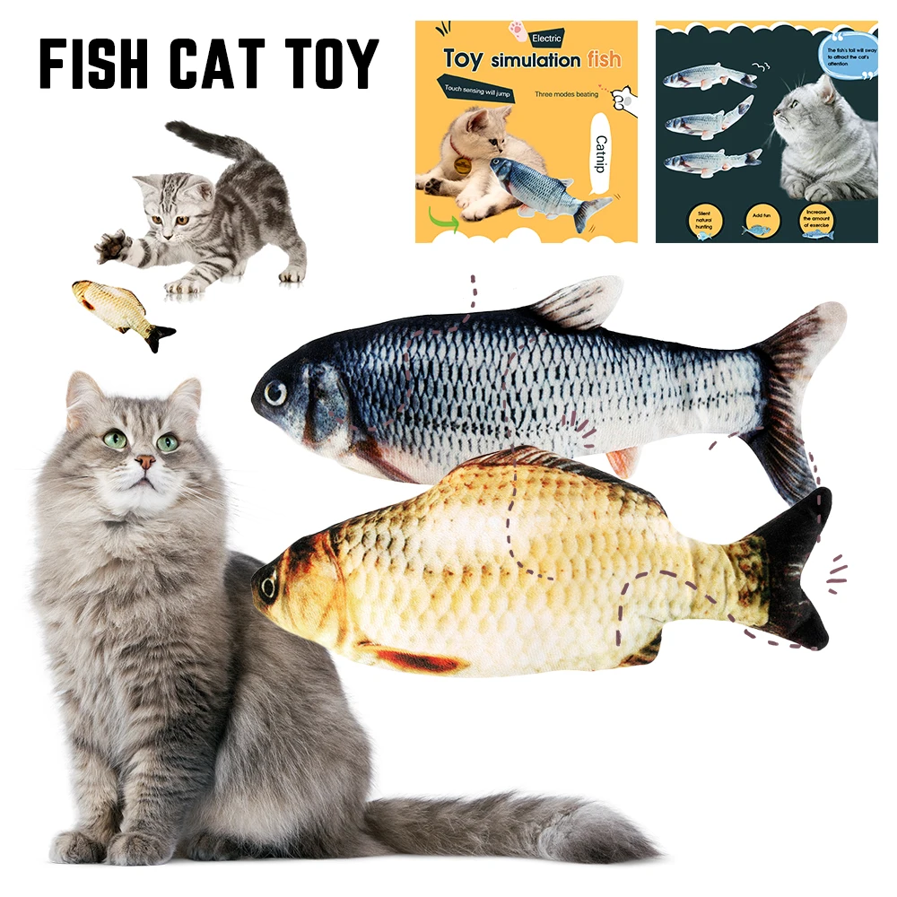 Electronic Pet Cat Toy USB Charging Simulation Fish Shape Catnip Pet Toys Dog Cat Playing Biting Chewing Training Supplies Set
Electronic Pet Cat Toy USB Charging Simulation Fish Shape Catnip Pet Toys Dog Cat Playing Biting Chewing Training Supplies Set