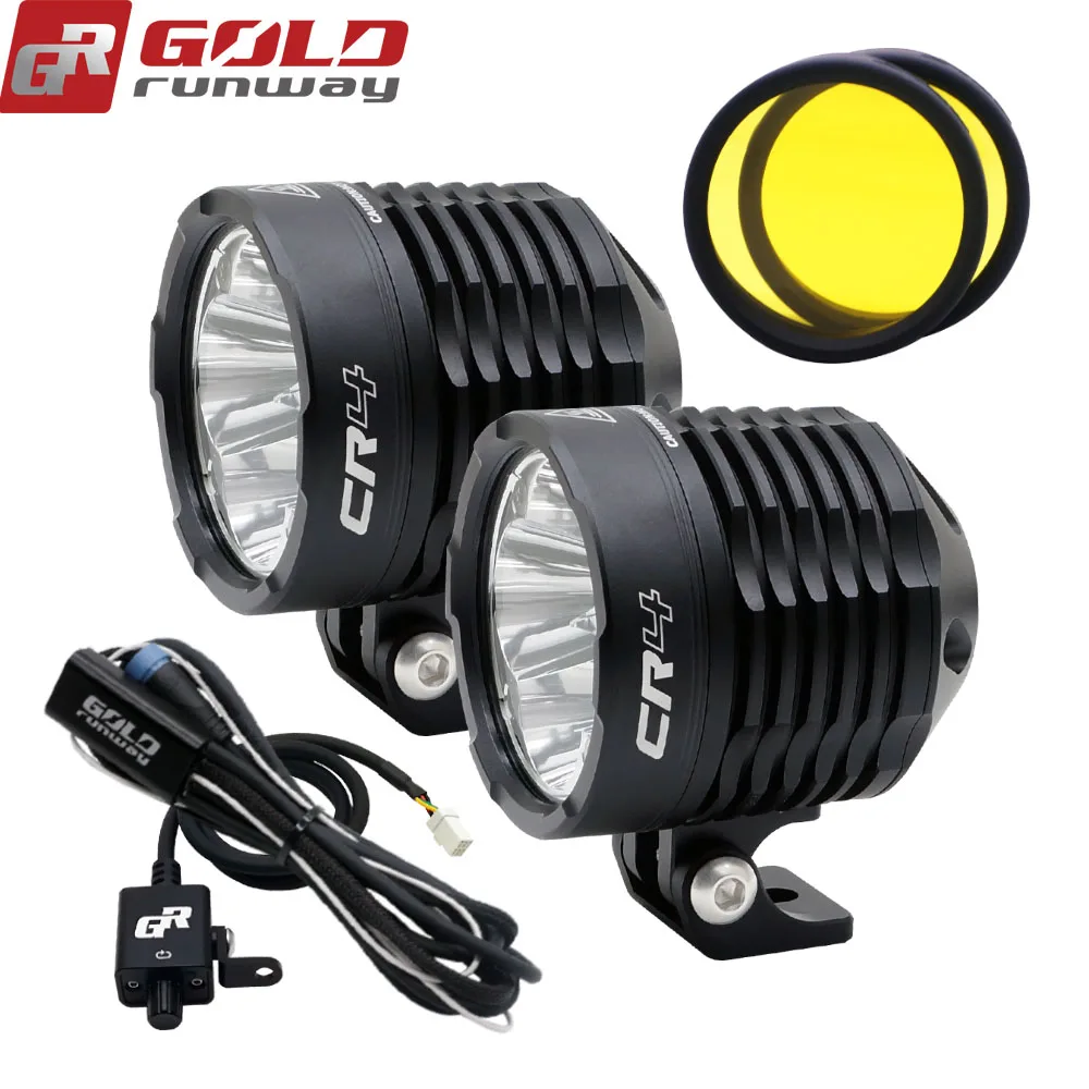 

GOLDRUNWAY GR-CR4 3800lumen 35W Fully dimmable auxiliary motorcycle lights