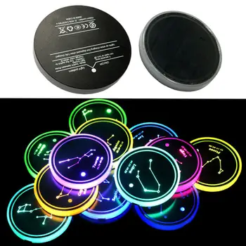 7 Colors Car LED Cup Holder Light Mats Bottle Coasters Twelve Constellations Atmosphere Light Constellation LED Cup Holder Pads
7 Colors Car LED Cup Holder Light Mats Bottle Coasters Twelve Constellations Atmosphere Light Constellation LED Cup Holder Pads