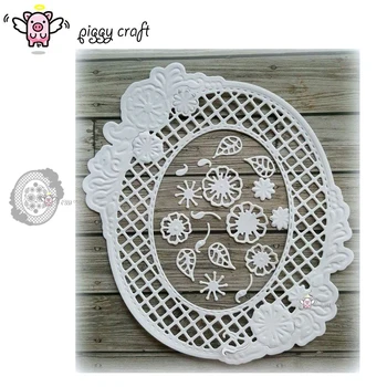 Piggy Craft metal cutting dies cut die mold Oval web flower frame Scrapbook paper craft knife mould blade punch stencils dies
Piggy Craft metal cutting dies cut die mold Oval web flower frame Scrapbook paper craft knife mould blade punch stencils dies