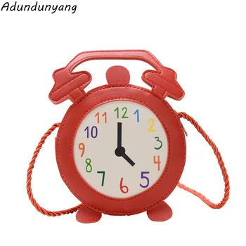 2020 new clocks women's bags clock creative handbags fashion mini shoulder bag children's small round bag
2020 new clocks women's bags clock creative handbags fashion mini shoulder bag children's small round bag