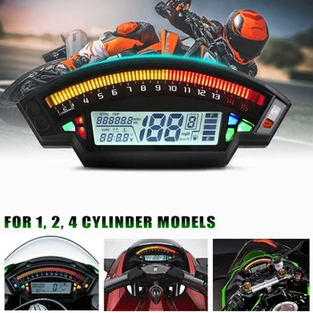 Universal Motorcycle LCD Digital Speeeter TFT Motorcycle Oeter with 6 Gear Backlight , for 1, 2,4 Cylinders Meter 
Universal Motorcycle LCD Digital Speeeter TFT Motorcycle Oeter with 6 Gear Backlight , for 1, 2,4 Cylinders Meter