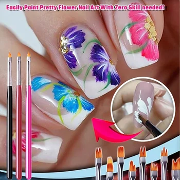 Hot sale 8pcs Nail Bloom Flower Nail Art Brush Pen Gel UV Nail Painting Flower Drawing Pen
Hot sale 8pcs Nail Bloom Flower Nail Art Brush Pen Gel UV Nail Painting Flower Drawing Pen