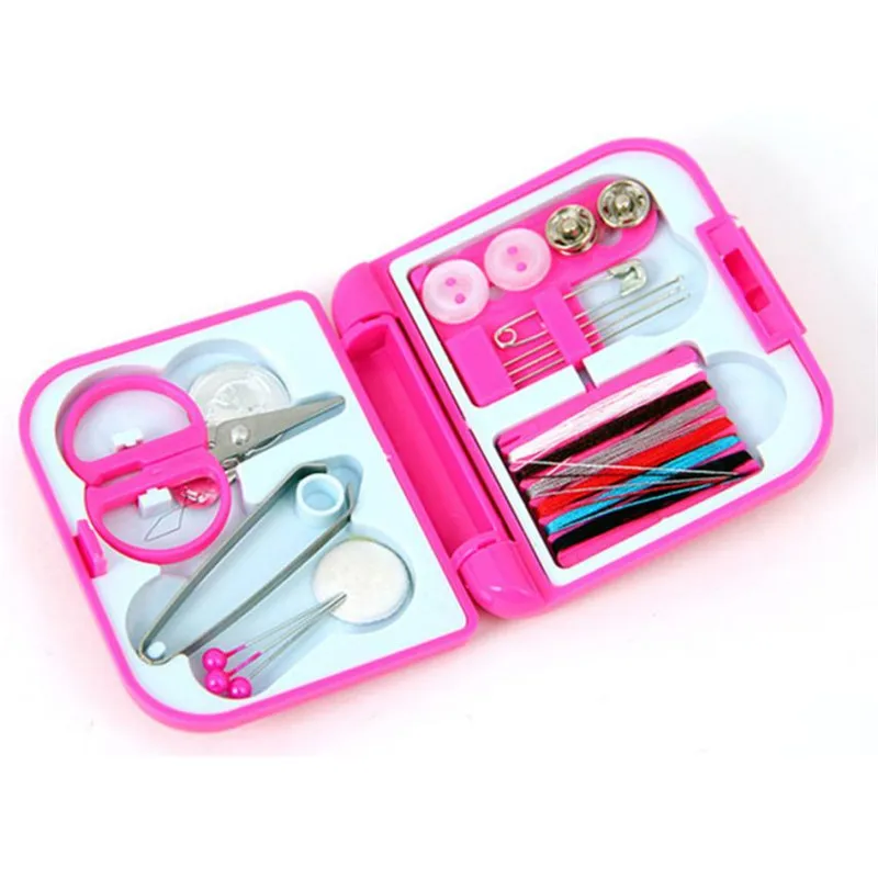 1 Set Portable Travel Sewing Kits Needle Threads Box Thimble Threads Home Tools With Repair Button Pins For Camping Outdoor #B5
1 Set Portable Travel Sewing Kits Needle Threads Box Thimble Threads Home Tools With Repair Button Pins For Camping Outdoor #B5