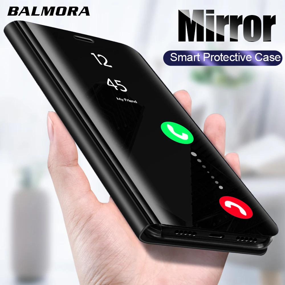 BALMORA Smart Mirror Flip Case For Huawei Honor 10 9 8 Lite 8X Max Leather Back Cover For Huawei Honor V20 V10 10i 8x
BALMORA Smart Mirror Flip Case For Huawei Honor 10 9 8 Lite 8X Max Leather Back Cover For Huawei Honor V20 V10 10i 8x