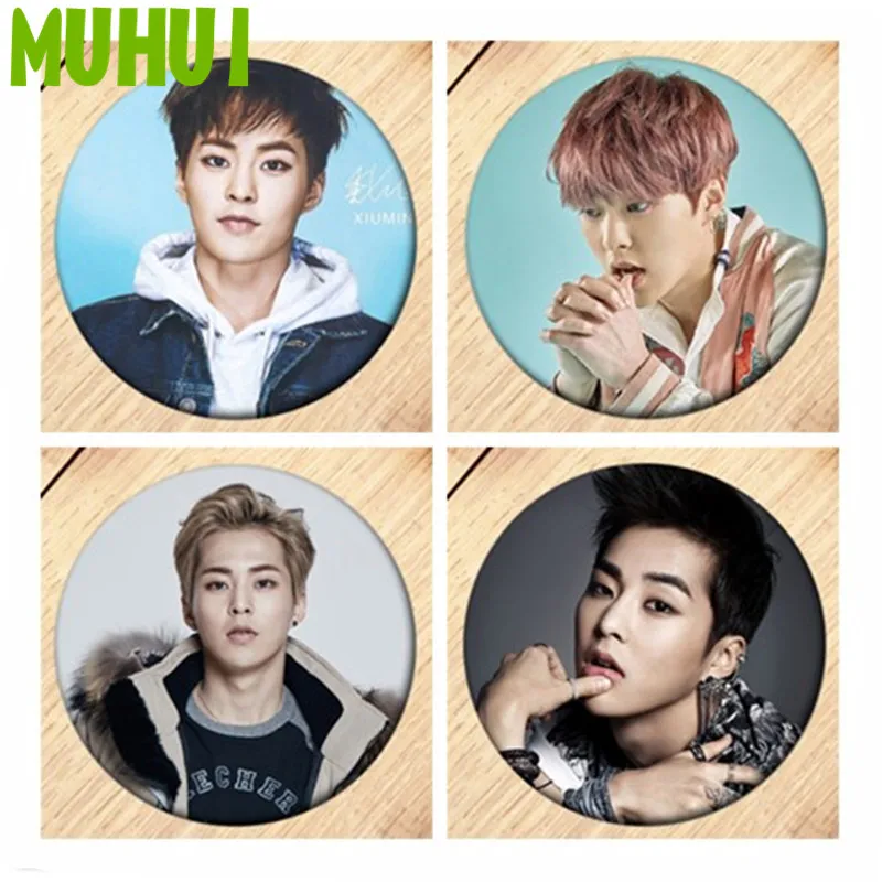 Бесплатная доставка Kpop EXO XIUMIN брошь значки для одежды рюкзак украшение подарок
