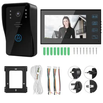 7in Rainproof Night Vison High Denifition 1000 Line Video Intercom Touch Doorbell 100-240V
7in Rainproof Night Vison High Denifition 1000 Line Video Intercom Touch Doorbell 100-240V