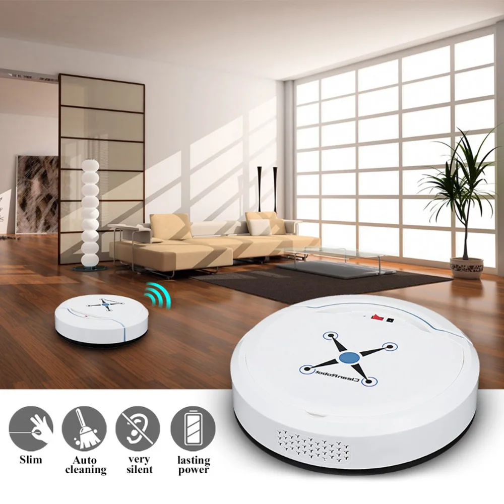 Auto Cleaning Robot Smart Sweeping Dirt Dust Hair Automatic Cleaner Robot Rechargeable Floor For Home Electric Vacuum Cleaners
Auto Cleaning Robot Smart Sweeping Dirt Dust Hair Automatic Cleaner Robot Rechargeable Floor For Home Electric Vacuum Cleaners