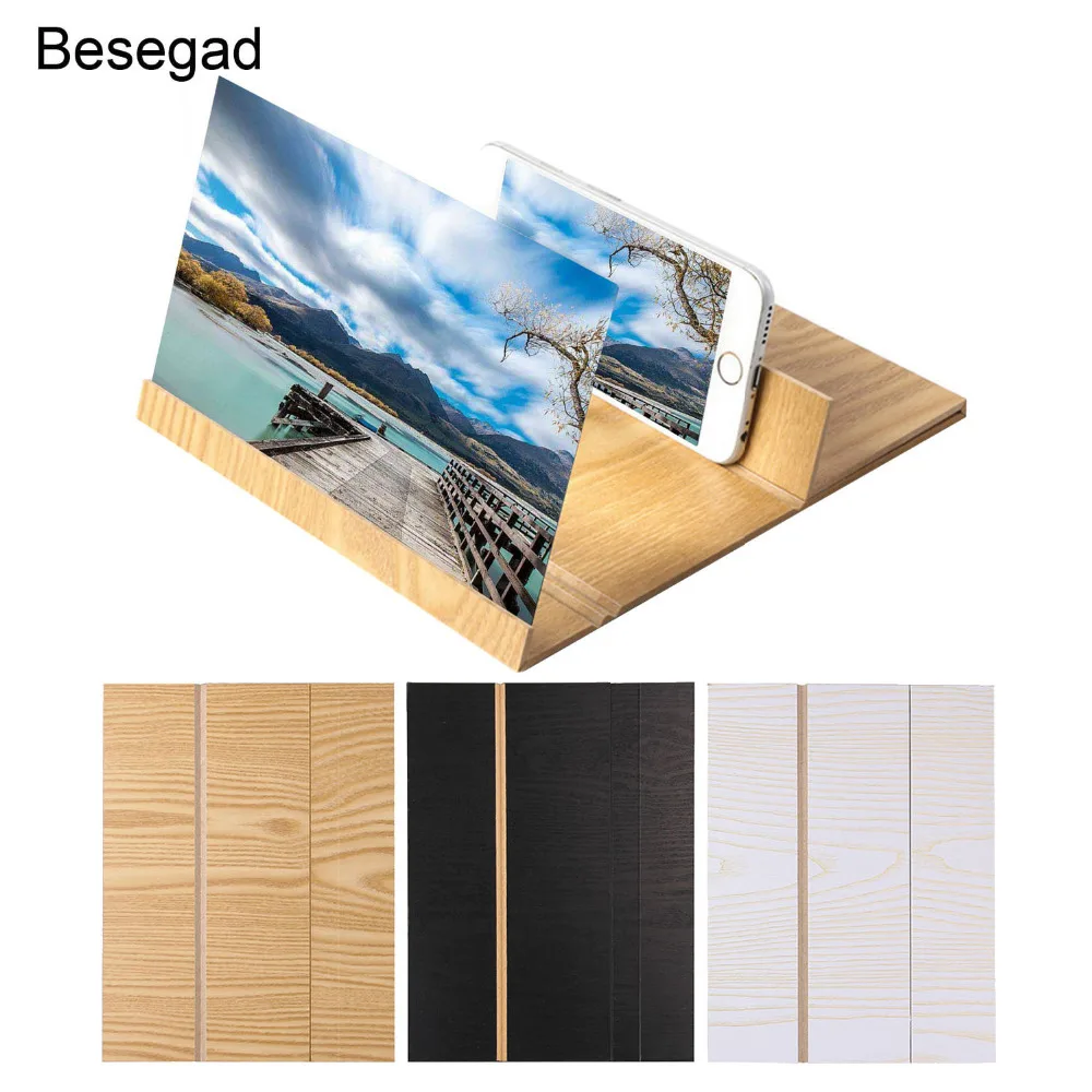 Besegad 12 inch Foldable 3D Mobile Phone Screen Stereoscopic Projection Magnifier Amplifier Desktop Bracket Phone Holder Stand
Besegad 12 inch Foldable 3D Mobile Phone Screen Stereoscopic Projection Magnifier Amplifier Desktop Bracket Phone Holder Stand