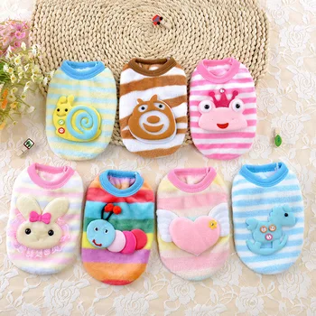 XXXS/XXS/XS Fashion Cute Cartoon Puppy Clothes Flannel Soft Winter Warm Thick Vest Baby Pet Clothes Teacup Dogs Clothing
XXXS/XXS/XS Fashion Cute Cartoon Puppy Clothes Flannel Soft Winter Warm Thick Vest Baby Pet Clothes Teacup Dogs Clothing