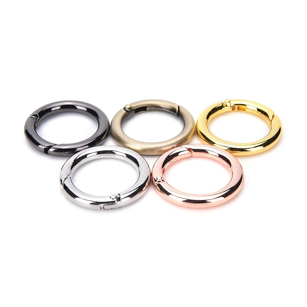 28MM Silver/Gold Plated Alloy Round Spring Snap Hooks Clip Key Ring Round Spring Snap Circle Clip Hook Keychain
28MM Silver/Gold Plated Alloy Round Spring Snap Hooks Clip Key Ring Round Spring Snap Circle Clip Hook Keychain