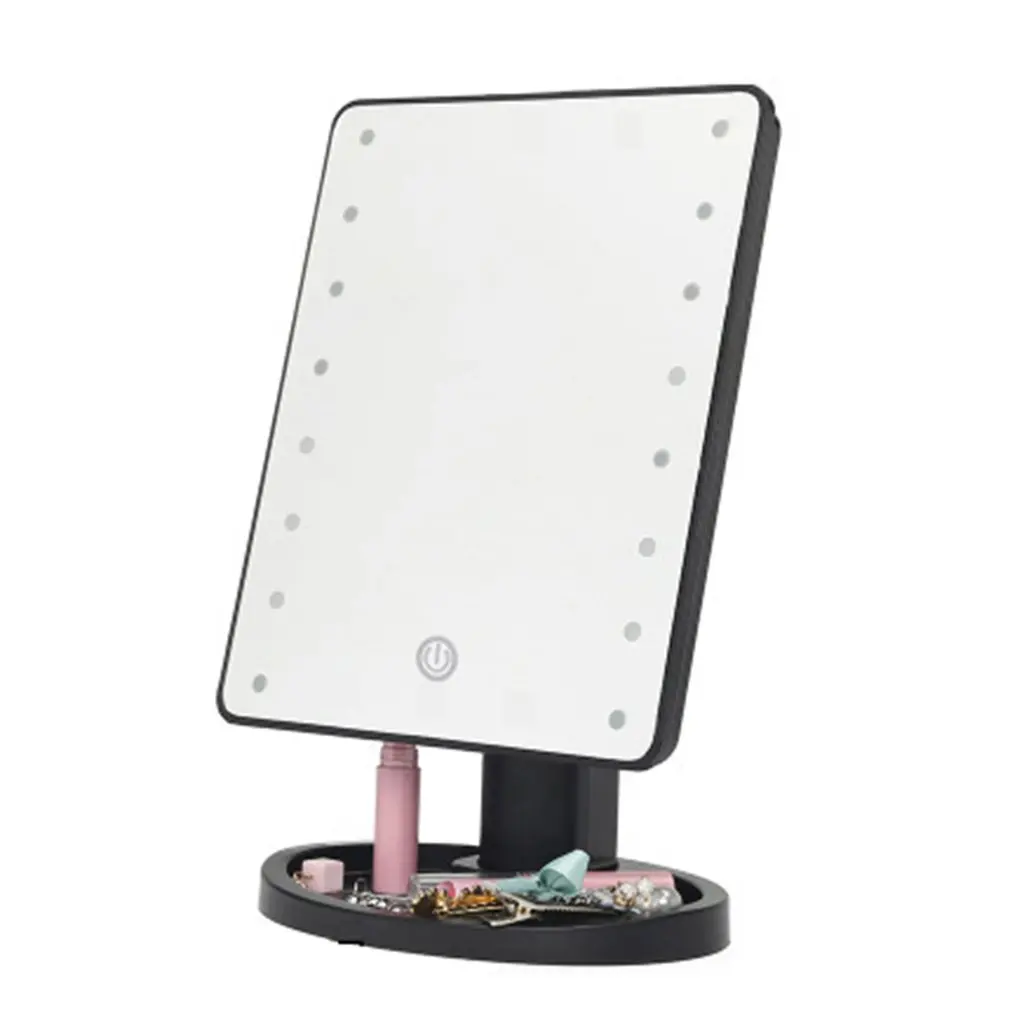 Square Benched Led Makeup Mirror With 22 Light Complement Touch Switch Makeup Dresser Mirror 360 Degree Rotating Mirror
Square Benched Led Makeup Mirror With 22 Light Complement Touch Switch Makeup Dresser Mirror 360 Degree Rotating Mirror
