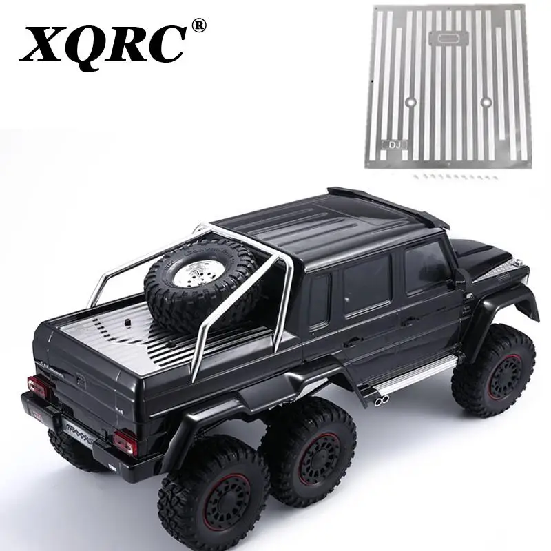 Trx6 g63 6x6 crawler upgrade accessories stainless steel trx-6 rear trunk plate metal trunk trim plate anti slide boot cover
Trx6 g63 6x6 crawler upgrade accessories stainless steel trx-6 rear trunk plate metal trunk trim plate anti slide boot cover