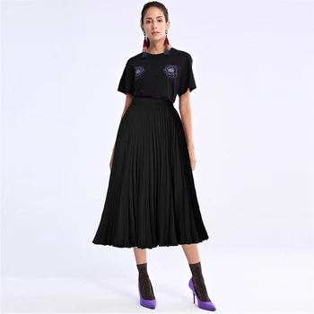 2020 Fashion Skirts Ladies Women Pleated Long Skirts Elegant Casual Evening Party High Waist A Line Skirts Solid
2020 Fashion Skirts Ladies Women Pleated Long Skirts Elegant Casual Evening Party High Waist A Line Skirts Solid