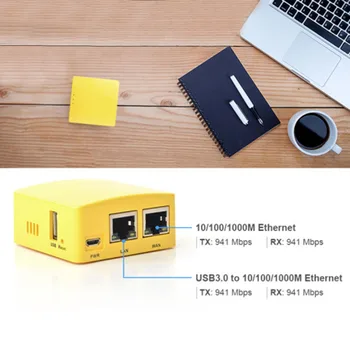 NanoPi R2S Mini Portable Router RK3328 Dual Gigabit Ethernet Port 1GB Memory MicroSD X1 For External Storage Up To 128GB
NanoPi R2S Mini Portable Router RK3328 Dual Gigabit Ethernet Port 1GB Memory MicroSD X1 For External Storage Up To 128GB