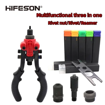 Multifunctional triple manual rivet nut/rivet/reamer gun inserted into the threaded mandrel for manual riveting rivet nut tool
Multifunctional triple manual rivet nut/rivet/reamer gun inserted into the threaded mandrel for manual riveting rivet nut tool
