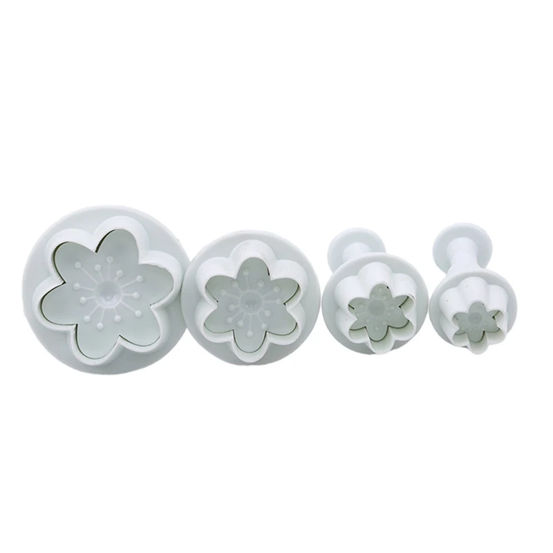 4PCS/SET Plum Blossom Flower Fondant Plunger Molds Cutters Embosser Wintersweet Sugar Craft Moulds Fondant Cake Decorating tools
4PCS/SET Plum Blossom Flower Fondant Plunger Molds Cutters Embosser Wintersweet Sugar Craft Moulds Fondant Cake Decorating tools