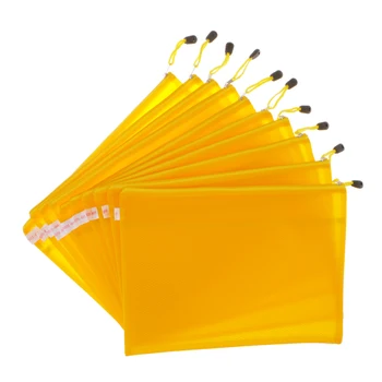 10Pcs File Document Bag Pouch Bills Folder Card Holder Organizer Yellow 
10Pcs File Document Bag Pouch Bills Folder Card Holder Organizer Yellow