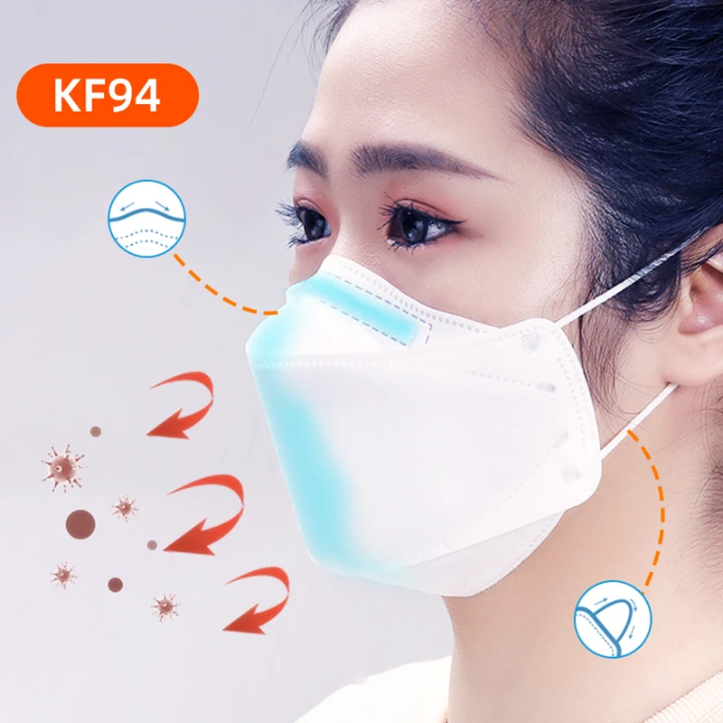 10PCS KF94 Face Mask Filtration 4Layer Protective Nonwoven Face Masks Mouth Face Mask Protection against Droplet Dust
10PCS KF94 Face Mask Filtration 4Layer Protective Nonwoven Face Masks Mouth Face Mask Protection against Droplet Dust
