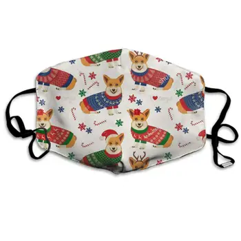 Comfortable Two Layer Dust Mask, Soft Christmas Pattern with Corgis Face Mask Cover Mouth for Adults and Teens
Comfortable Two Layer Dust Mask, Soft Christmas Pattern with Corgis Face Mask Cover Mouth for Adults and Teens