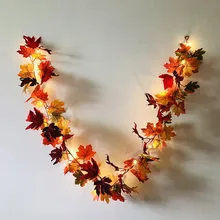 2m Artificial Vine Autumn Maple Leaf LED Light Plants Foliage String Garland For Christmas Garden Wedding Party Home Decoration
2m Artificial Vine Autumn Maple Leaf LED Light Plants Foliage String Garland For Christmas Garden Wedding Party Home Decoration