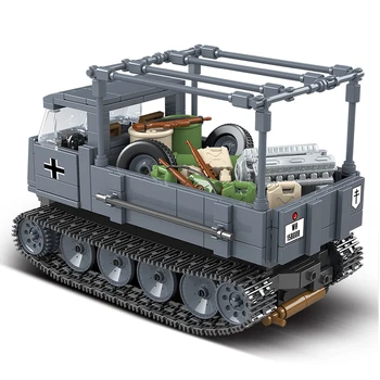 Military tank Building Blocks half Tracked Vehicle ROS Bricks WW2 Army Police Soldier Weapon Toys Gifts For Children
Military tank Building Blocks half Tracked Vehicle ROS Bricks WW2 Army Police Soldier Weapon Toys Gifts For Children