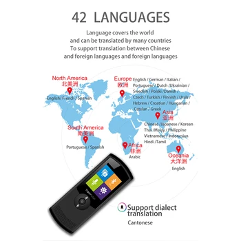 Smart Voice Translator 2.4 Inch Touching Screen Two Way Real Time for Learning Travel Shopping NC99
Smart Voice Translator 2.4 Inch Touching Screen Two Way Real Time for Learning Travel Shopping NC99