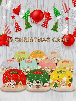 Christmas Cards Set Cute Cartoon Handmade 3D Card Envelopes Greeting Card For Friends Family Festivals Major Holiday Gifts
Christmas Cards Set Cute Cartoon Handmade 3D Card Envelopes Greeting Card For Friends Family Festivals Major Holiday Gifts